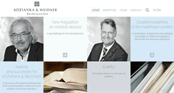 Desktop Screenshot of kozianka-law.de